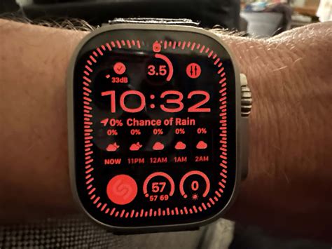 Apple Watch face settings